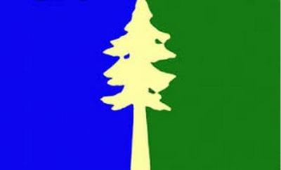Proposed flag for Oregon by Lorraine Bushek (2008).