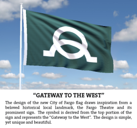 A flag with a name: Gateway to the West.