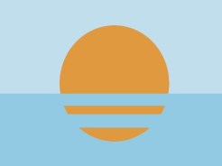 Nathaniel Aymer: "This flag symbolizes the motto “Everything under the sun” elegantly with the same refreshing color palette used with the City Of Coral Springs. It is very simple but very distinguishing."